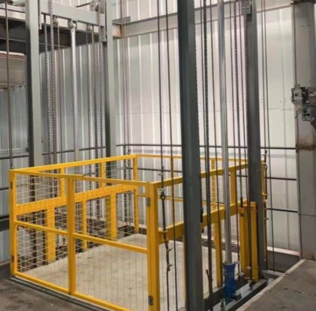 尼玛导轨式升降机一般加工周期